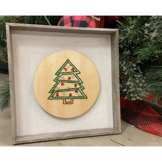 Wooden Tree Stitchery - Kit - Default