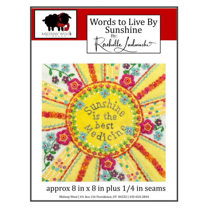 Words to Live By Sunshine Block