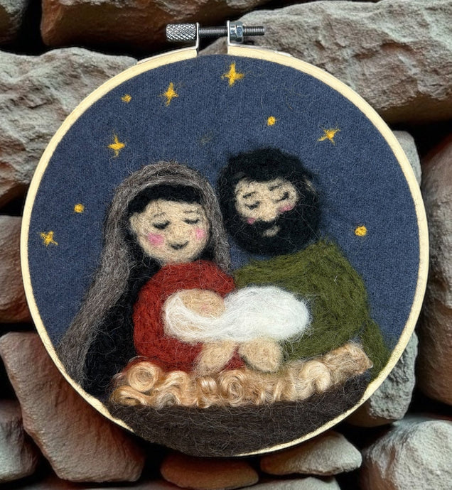 Wrapped in Wonder Nativity – A Needle Felting Kit with education