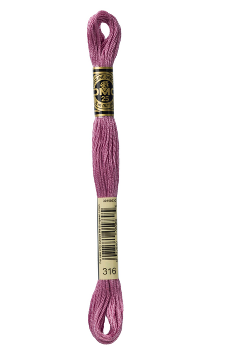 316 Medium Antique Mauve DMC Floss