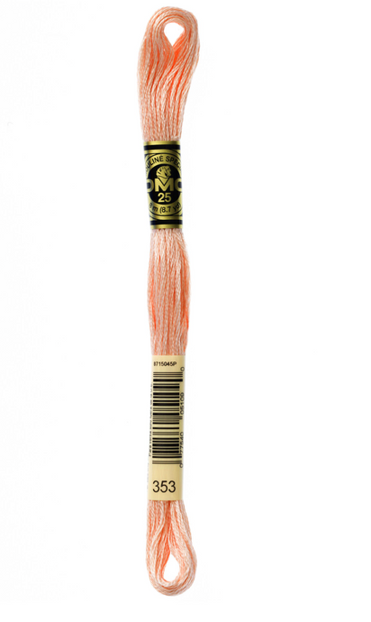 353 Peach     DMC Floss