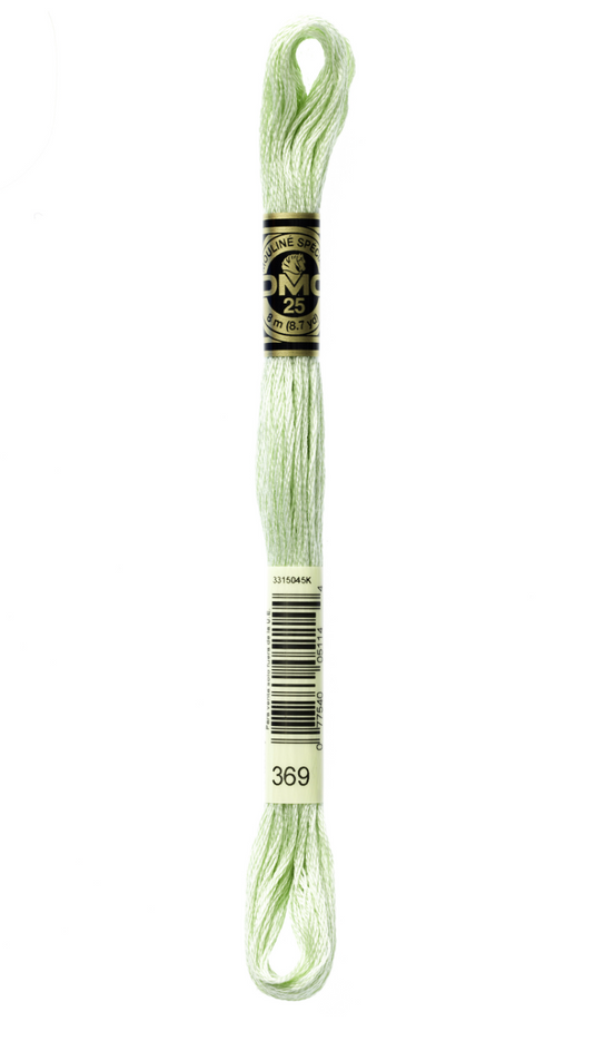 369 Very Light Pistachio Green DMC Floss