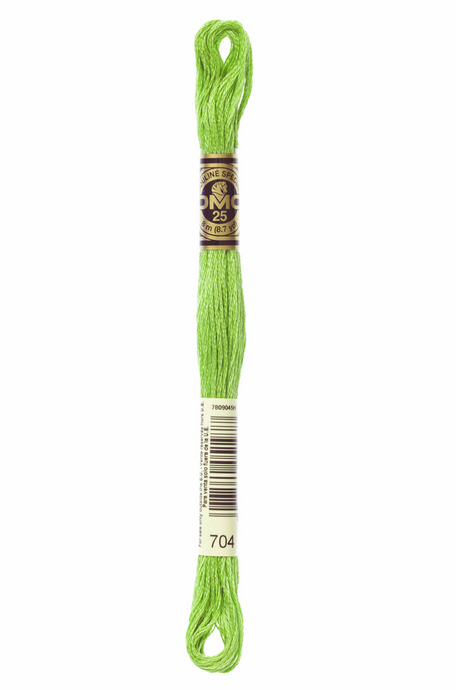 704 Bright Chartreuse DMC Floss