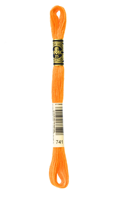 741 Medium Tangerine DMC Floss