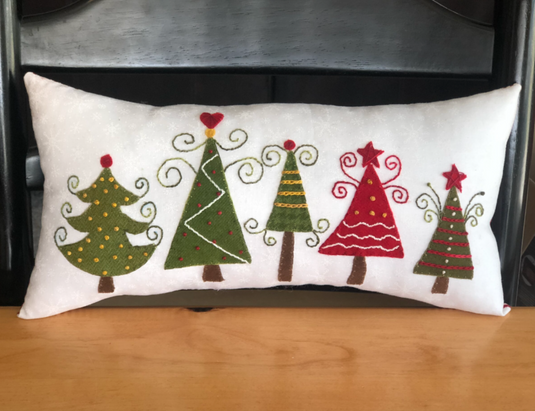 Christmas Bowl Filler Pillows: Christmas Tree