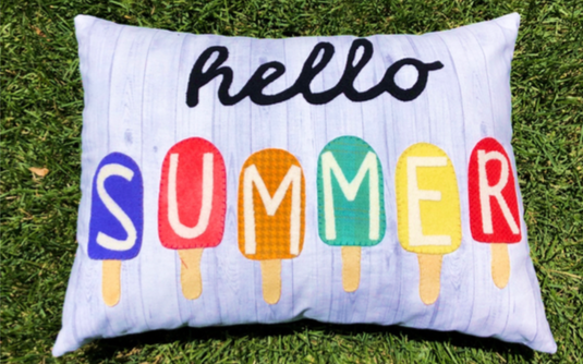Hello Summer Pillow