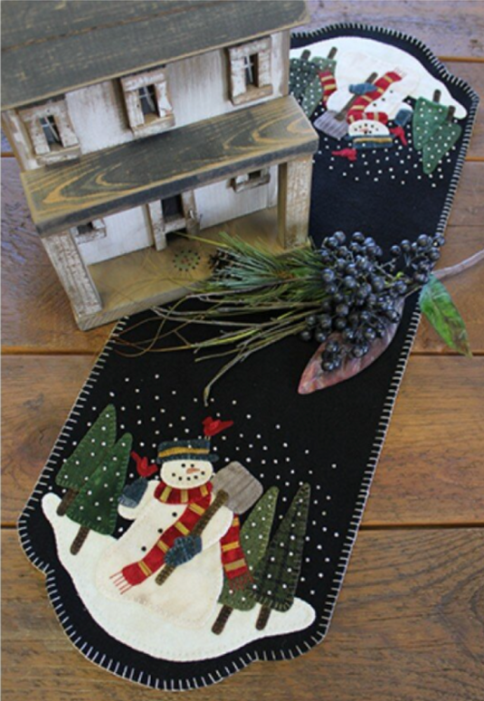 Snowman for Hire Table Runner
