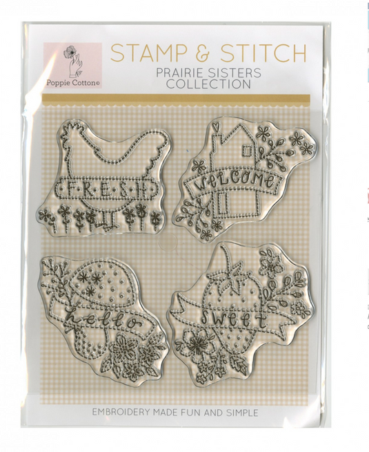 Stamp and Stitch Prairie Sisters Collection