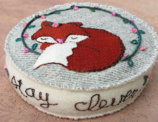 Stay Clever Fox Pincushion